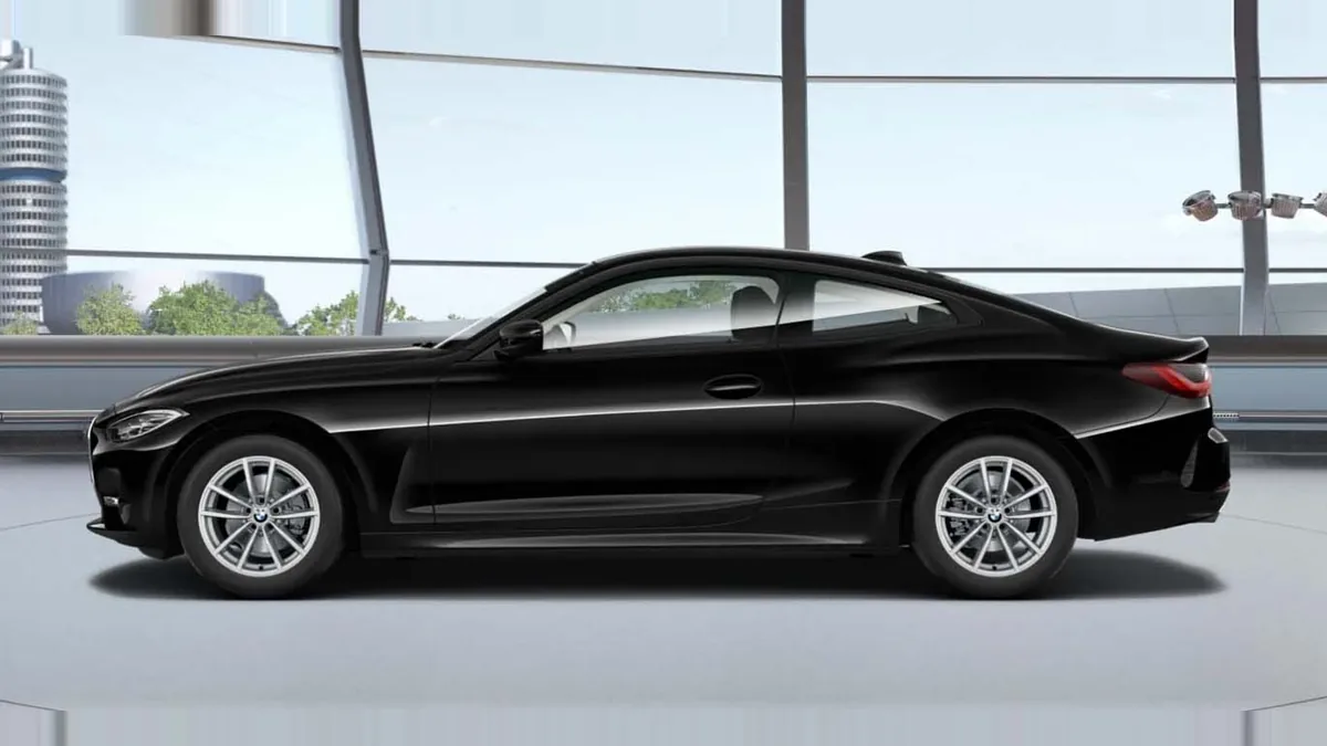 BMW Serie 4 420i Coupé en renting a Barcelona — Davant