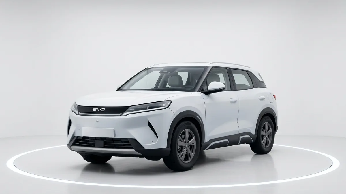 BYD ATTO 2 DM-i Active en renting a Barcelona — Lateral
