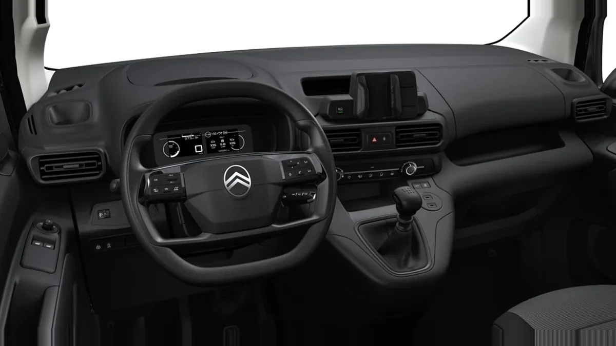 Citroën Berlingo Talla M BlueHDI 100cv van en renting a Barcelona — Interior