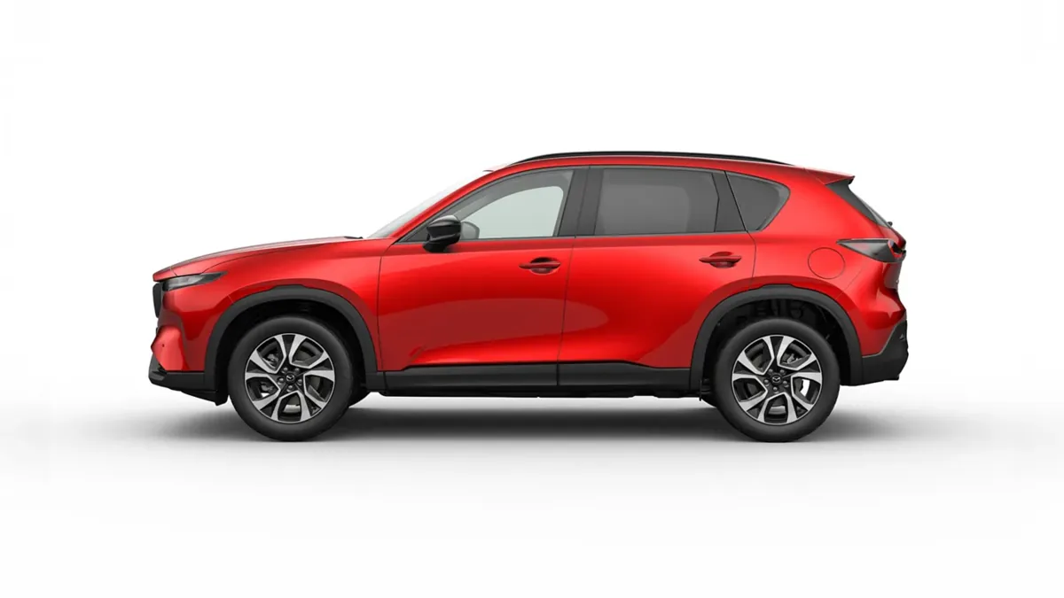 Mazda CX-5 2.5 Sky MHEV Centre-Line en renting a Barcelona — Lateral