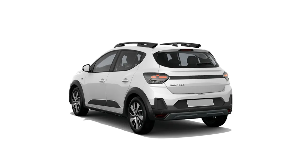 Dacia Sandero Stepway Expression ECO-G 120 AT en renting a Barcelona — Darrere