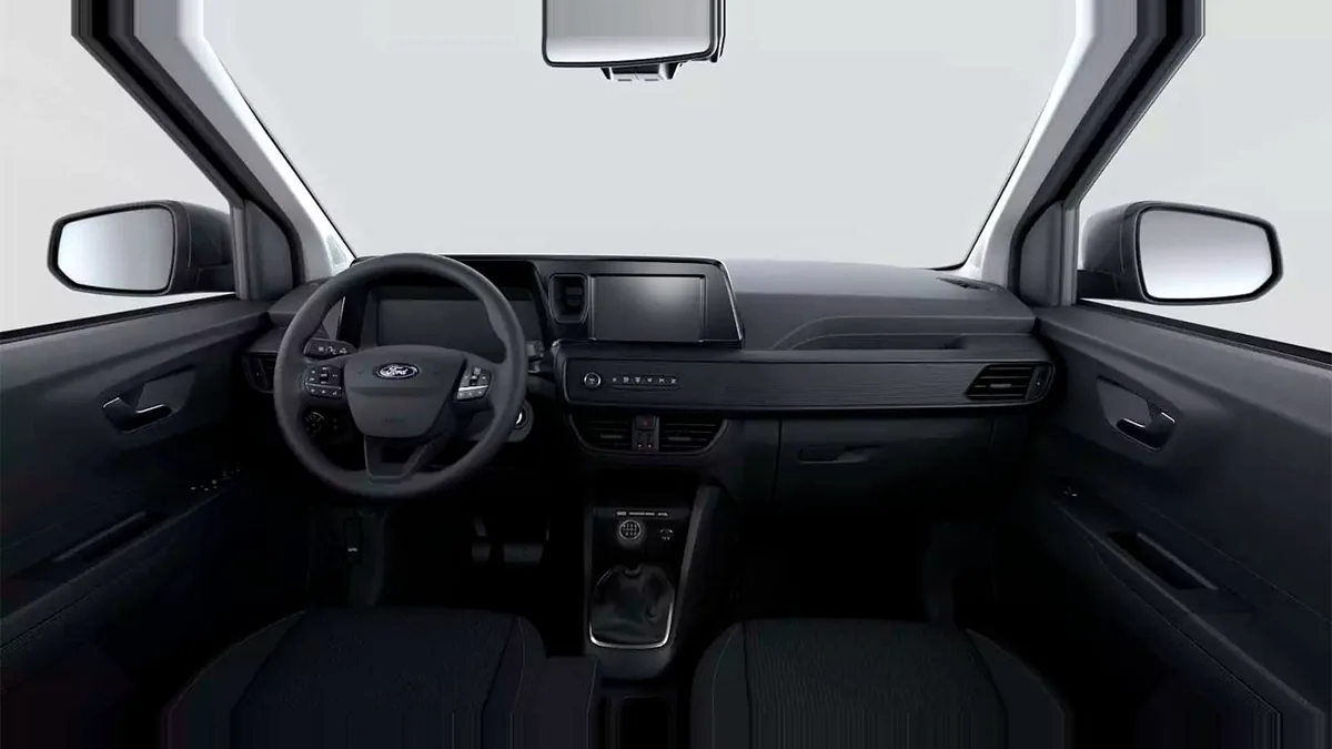 Ford Transit Courier Kombi 1.5 Ecoblue Trend II en renting a Barcelona — Darrere