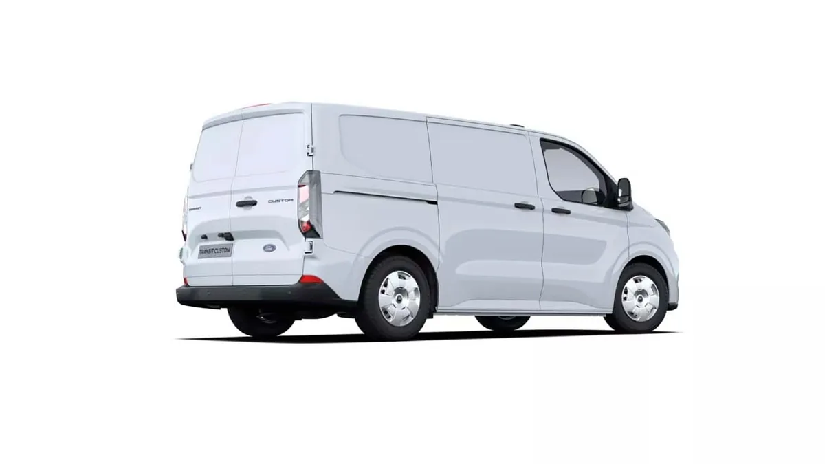 Ford Transit Custom Furgon Van 2.0 Ecoblue 136Cv 280 L1 Trend II en renting a Barcelona — Darrere