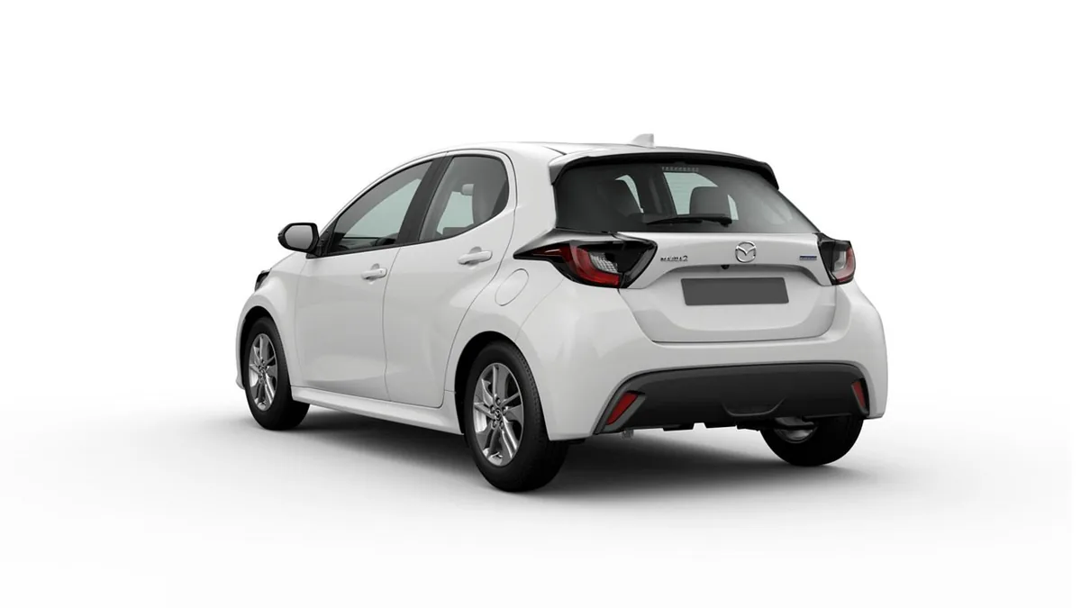 Mazda 2 Hybrid 1.5 85kW 116CV CVT Centre-Line en renting a Barcelona — Darrere