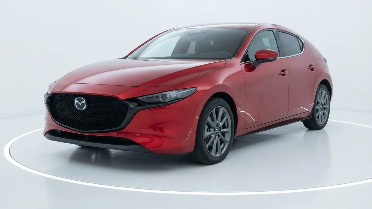 Mazda 3 2.5L e-Skyactiv G MHEV 140CV 6AT Centre-Line en renting a Barcelona