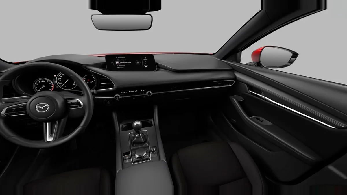 Mazda 3 2.5L e-Skyactiv G MHEV 140CV 6AT Centre-Line RD en renting a Barcelona — Interior