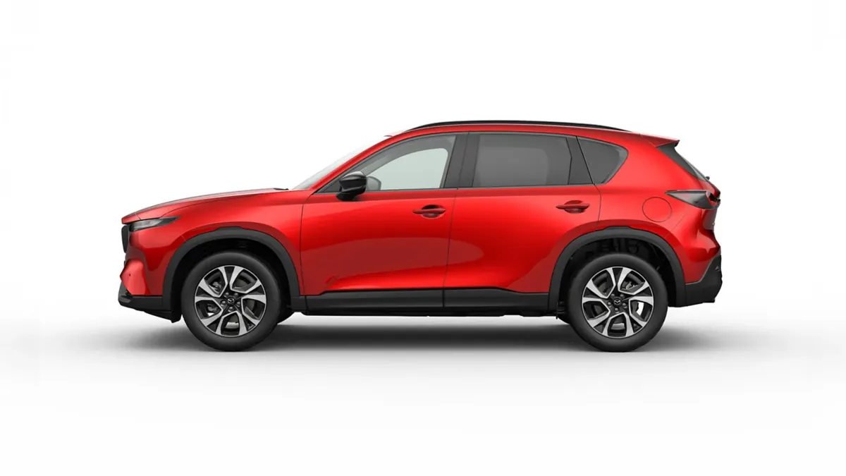Mazda CX-5 2.5 e-Skyactiv-G MHEV 141cv Centre-Line FWD en renting a Barcelona — Lateral