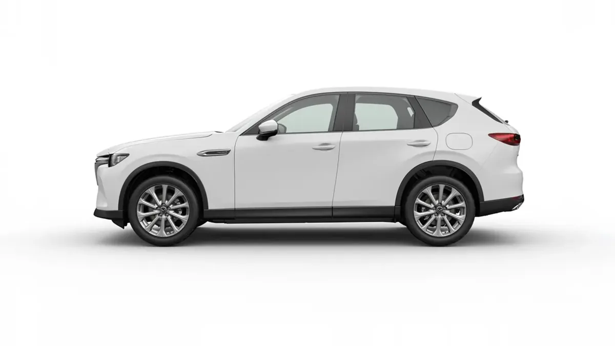 Mazda CX-60 e-Skyactiv MHEV RWD Exclusive-Line II en renting a Barcelona — Darrere