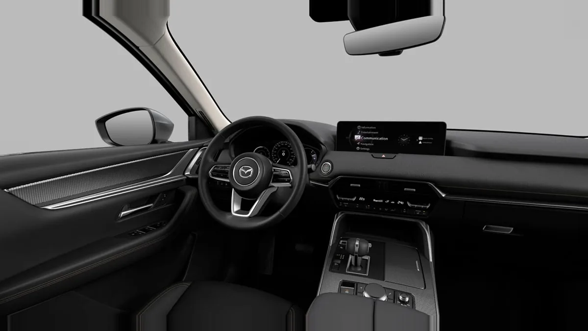 Mazda CX-60 e-Skyactiv MHEV RWD Exclusive-Line II en renting a Barcelona — Interior
