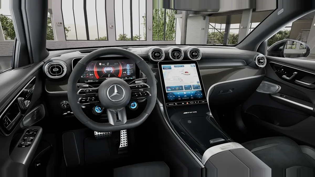 Mercedes-AMG GLC Coupé 63 S E Performance en renting a Barcelona — Davant