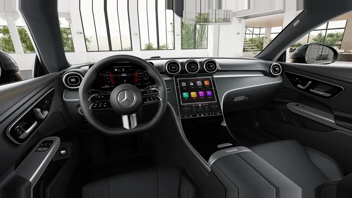 Mercedes-Benz CLE 220d Coupé en renting a Barcelona — Davant