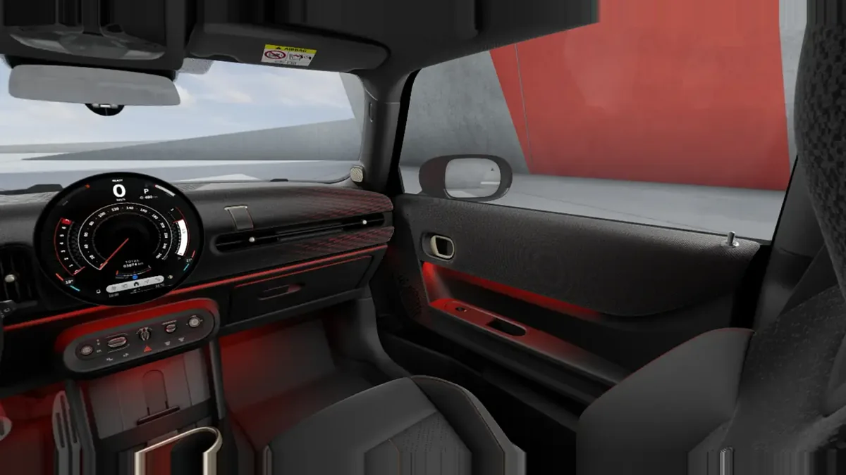 MINI John Cooper Works en renting a Barcelona — Interior