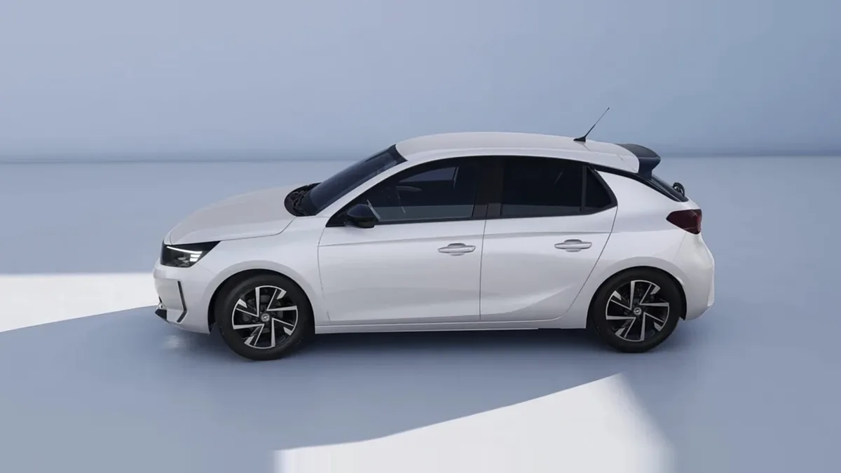 Opel Corsa GS 1.2T 74kW (100CV) en renting a Barcelona — Lateral