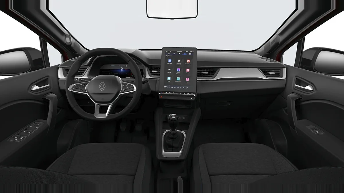 Renault Captur Evolution ECO-G 120CV en renting a Barcelona — Davant