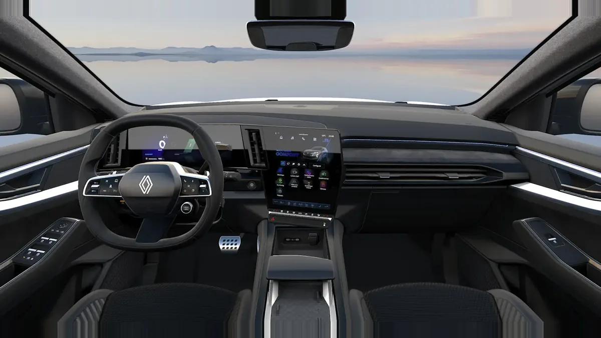 Renault Espace Espirit Alpine Full Hybrid E-Tech 146kW 7p en renting a Barcelona — vista 8