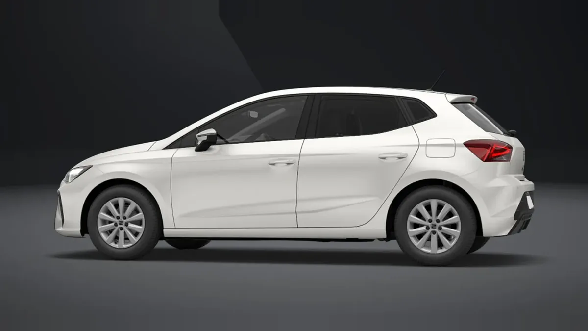 SEAT Ibiza 1.0 TSI Start/Stop Style+ (95CV) en renting a Barcelona — Lateral
