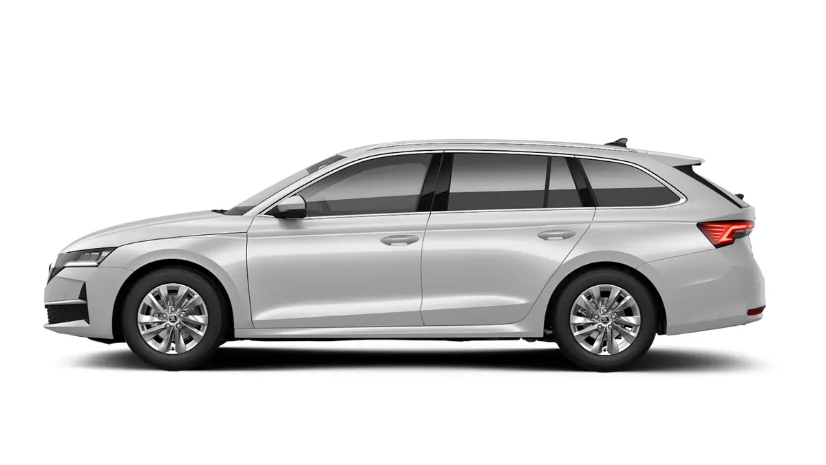 Škoda Octavia Combi Selection 2.0 TDI 150CV DSG 7vel en renting a Barcelona — Lateral