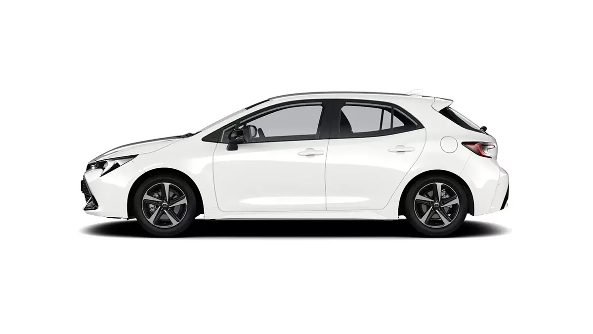 Toyota Corolla 140H Active en renting a Barcelona — Darrere