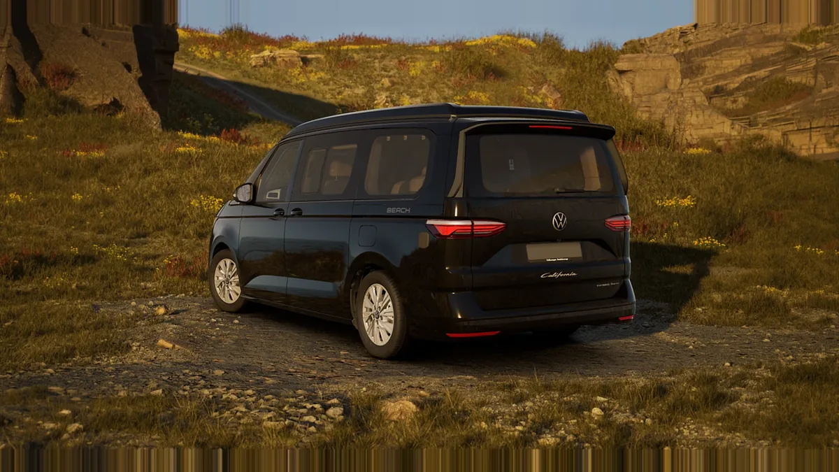 Volkswagen California Beach Tour 2.0 TDI 110kW (150CV) DSG en renting a Barcelona — Darrere